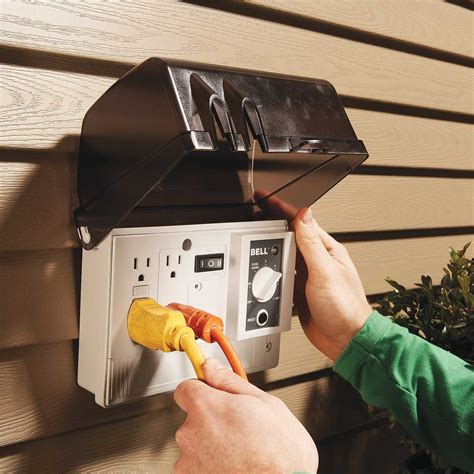 outdoor electrical outlet box enclosure